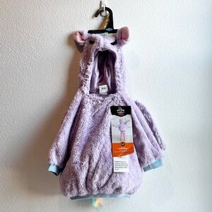 Infant Lavender Unicorn Halloween Imagination Play Costume size 6-12 Months